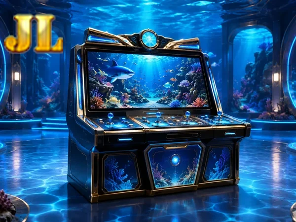 Pirate Fishing screenshot 1: a pirate ship sailing across the deep sea